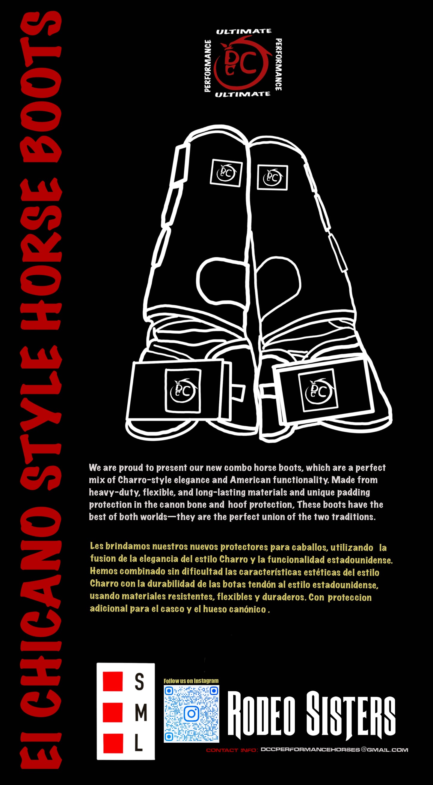 Purple Chicano style horse boots