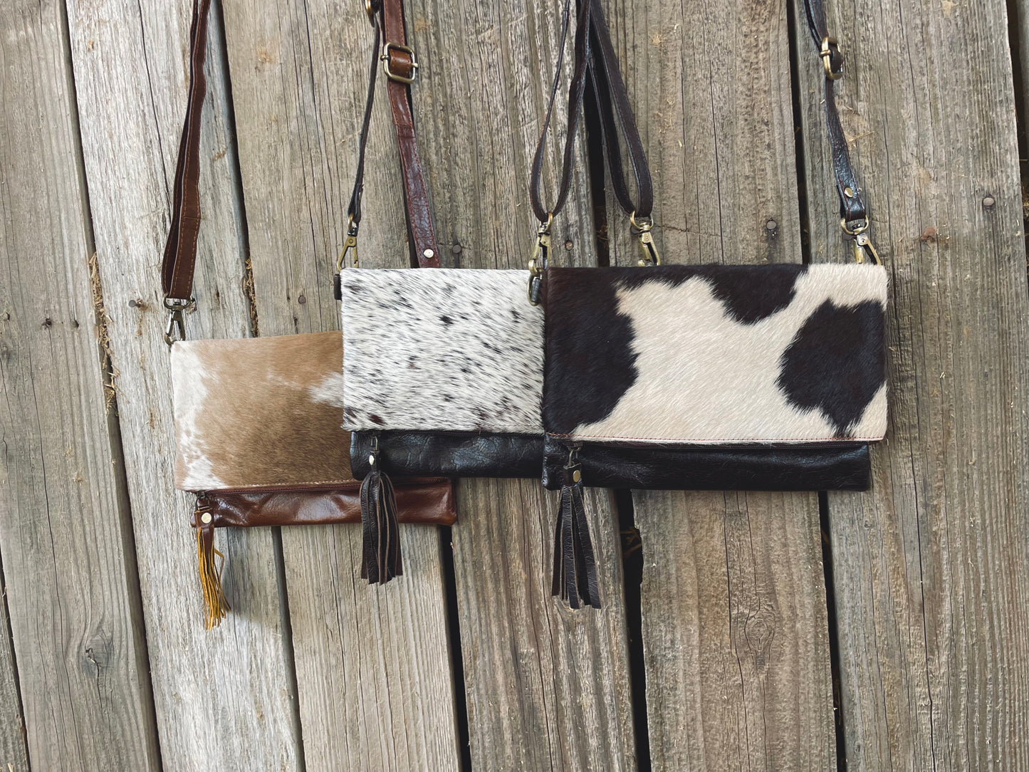 Unique Cowhide Crossbody