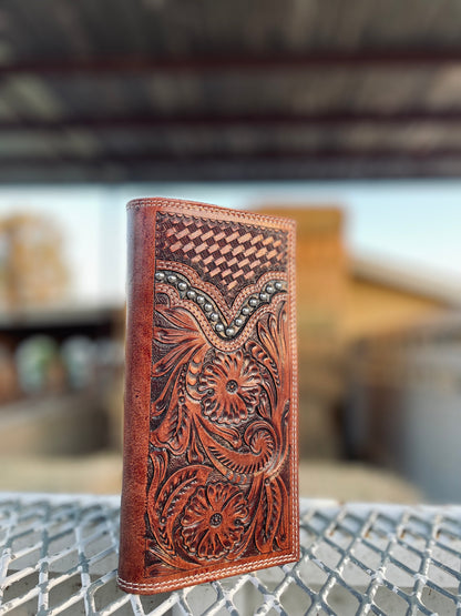 Male Western Long Wallet