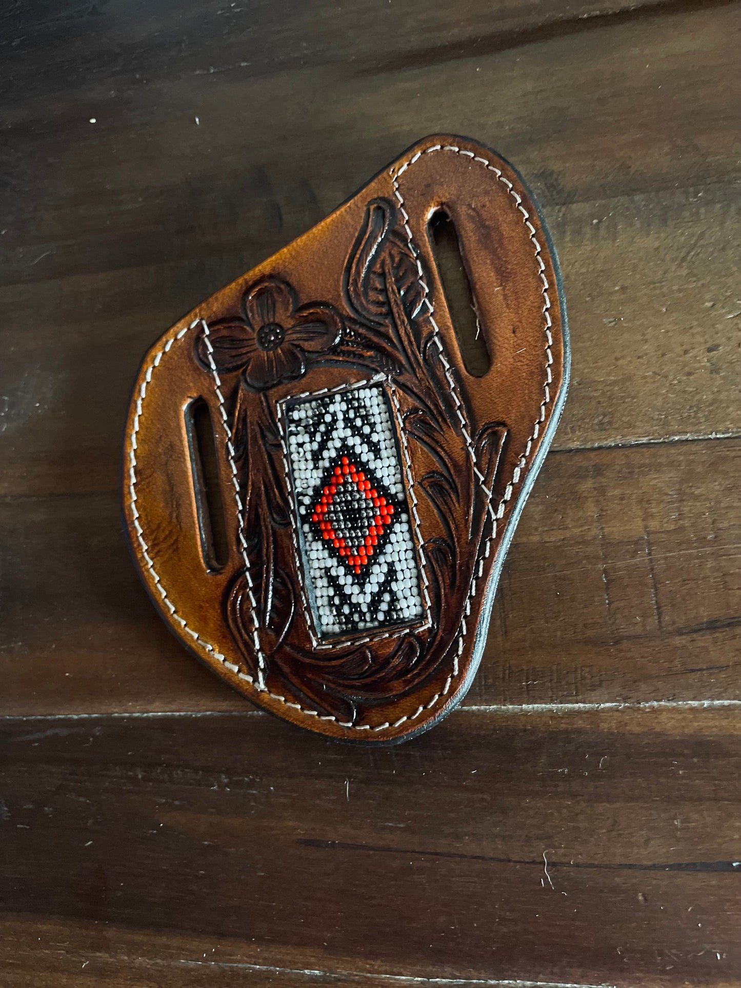 Beaded Knife Sheath