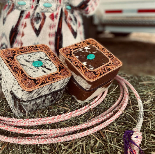 Cowhide Jewelry boxes