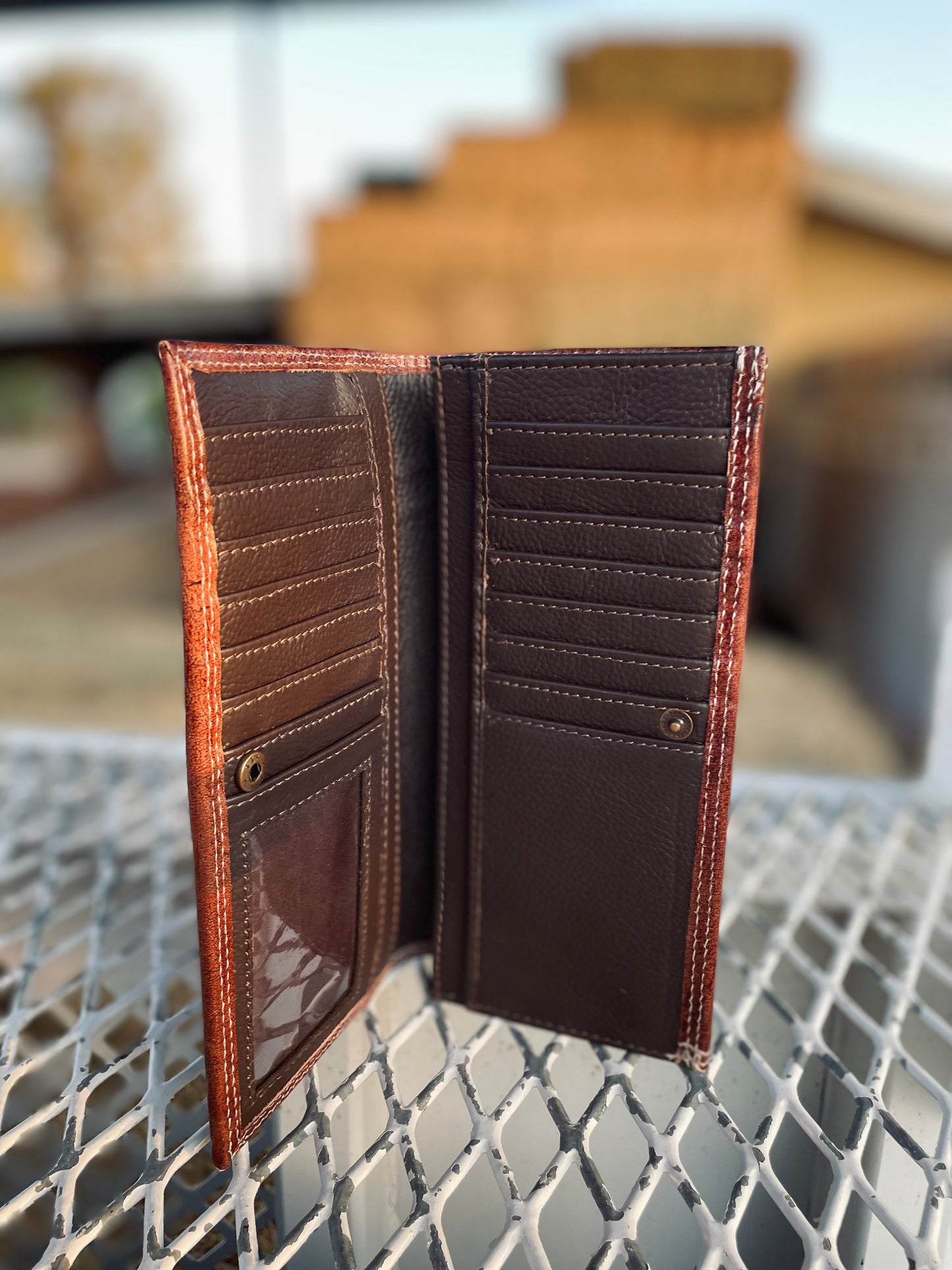 Male Western Long Wallet