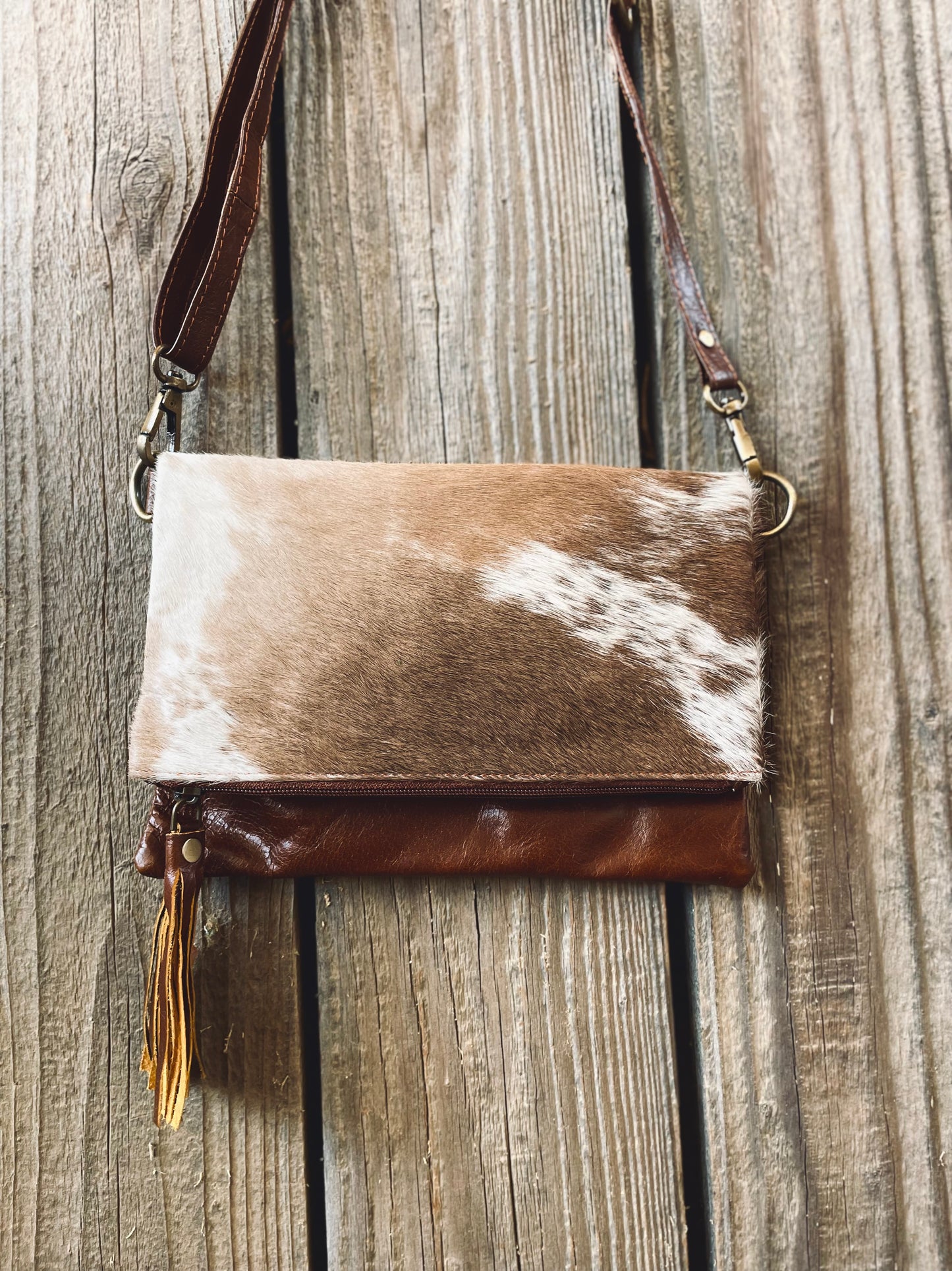 Unique Cowhide Crossbody