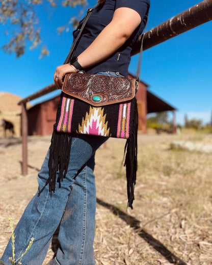 SADDLE BLANKET CROSS-BODY