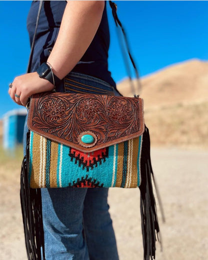 SADDLE BLANKET CROSS-BODY