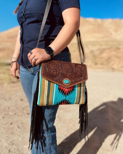 SADDLE BLANKET CROSS-BODY