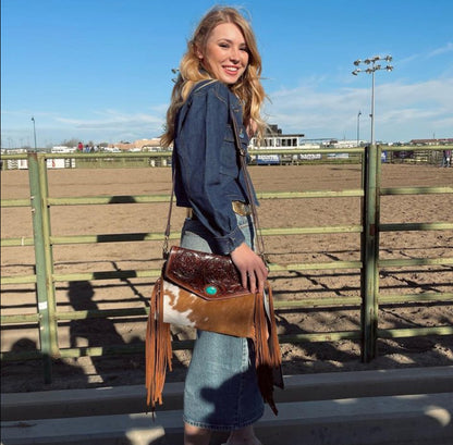 Cowhide Purse