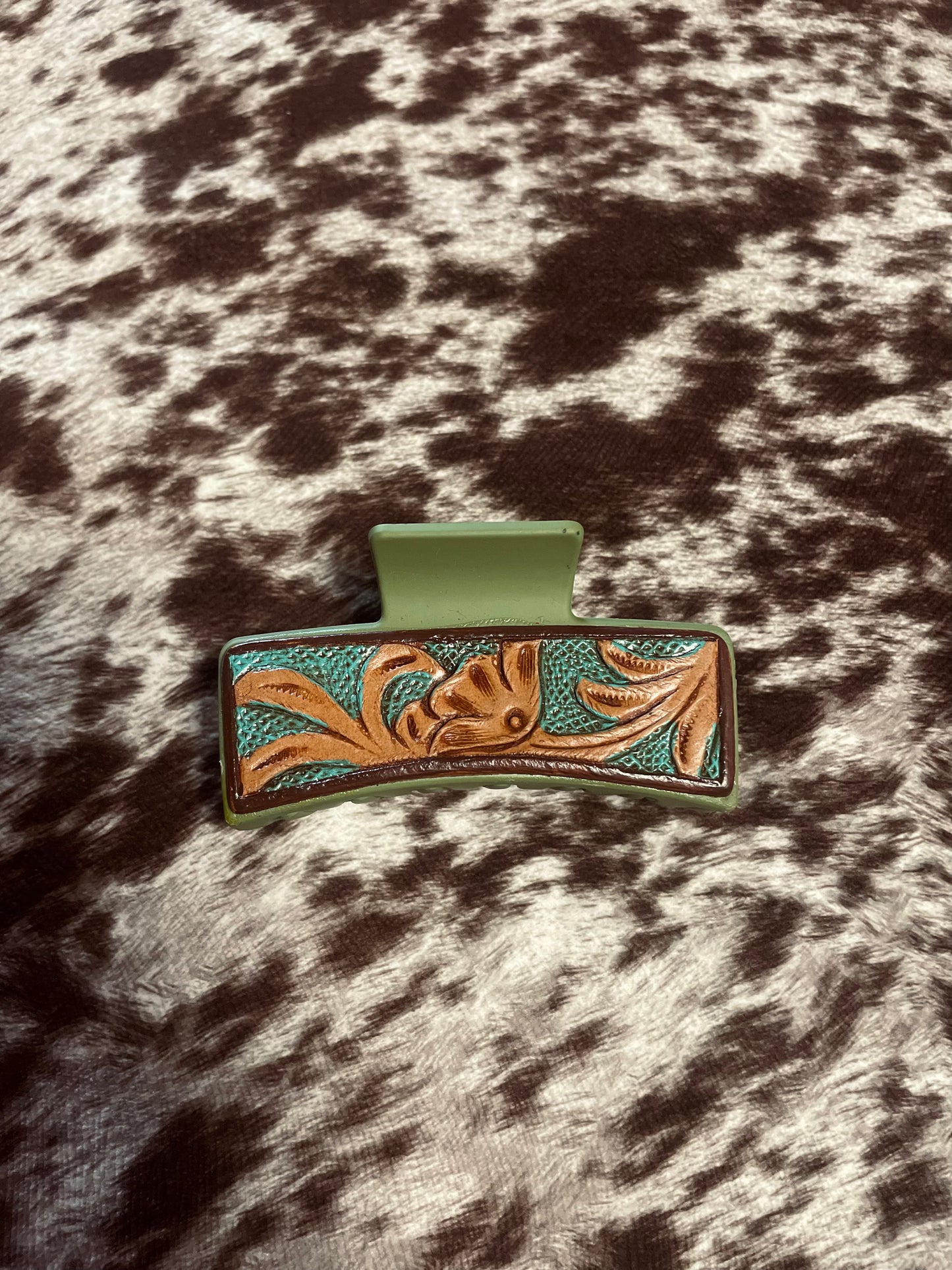 Turquoise Designed Hairclip