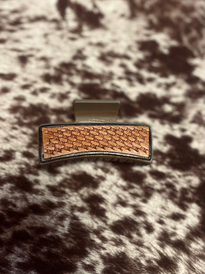 Tooled Hair Clip