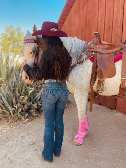 Pastel Pink Horse Protectors