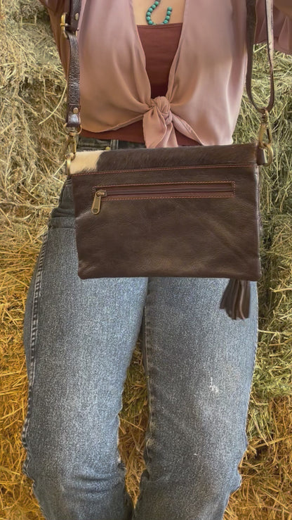 Unique Cowhide Crossbody